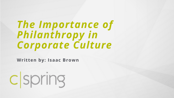 The Importance of Philanthropy in Corporate Culture